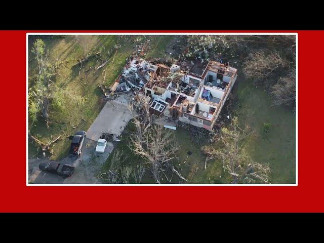 Video: Drone Footage Shows Destruction Of Andover, Kansas From Tornado