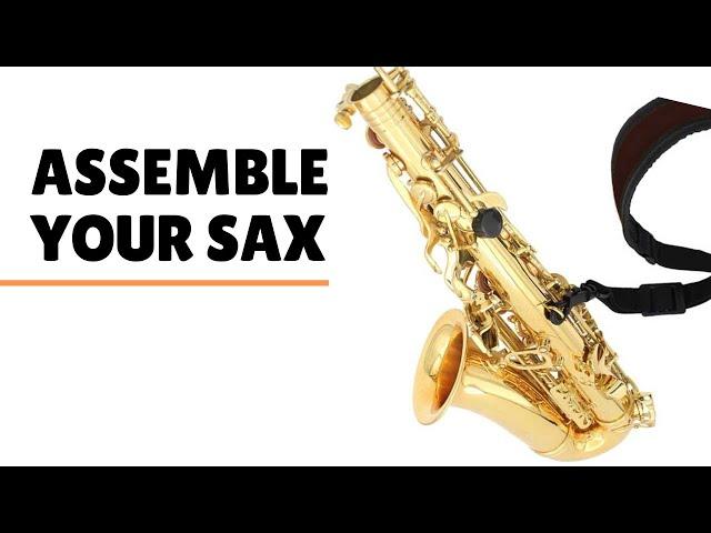 How To Put Your Your Sax Together (Part 2) - Body And Neck Strap. Beginner Saxophone Lesson