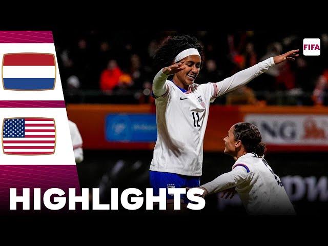 Netherlands vs United States | Highlights | Women's International Friendly 12-03-2024