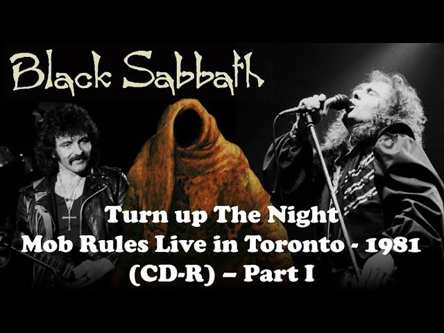 Black Sabbath - Turn Up The Night, Slipping Away - Toronto 1981 (CDR) - Part I