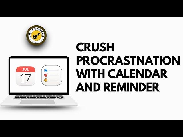 Crush Procrastination with This Apple Calendar & Reminders