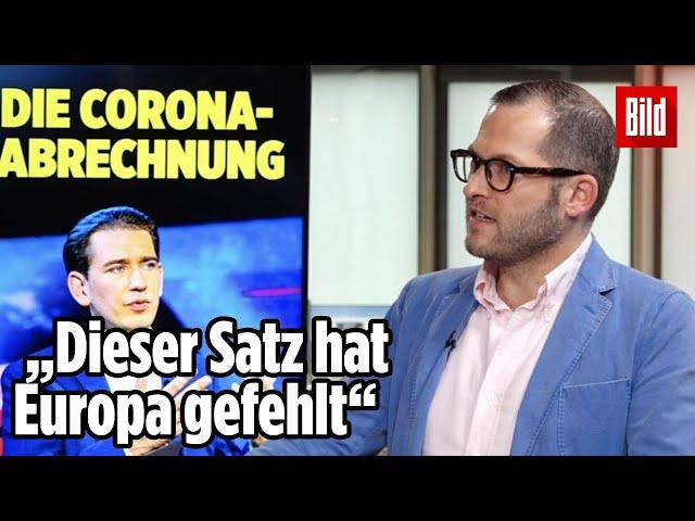 BILD-Chef Julian Reichelt über Sebastian Kurz' Ansage zum Thema Islamismus