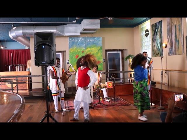 Melaku Belay Ethiopian Dance (Oromo) with Fendika @ Sugar Maple, with Guest Dancer Selam Teshager