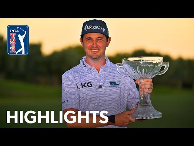 J.T. Poston's winning highlights from Shriners Children's Open | 2024