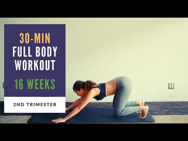 Week 16 of Pregnancy | 30-min Full Body Prenatal Workout