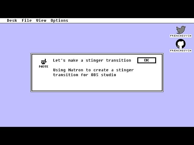 Let's create a stinger transition for OBS Studio with Natron !