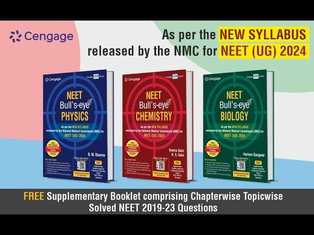 NEET Bull’s-eye | New Release | New Syllabus released by NMC for NEET 2024 | Cengage India