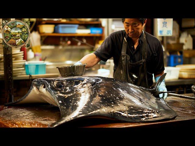 Explore Japanese Cuisine, Shocked by the amazing taste of the $10K Spotted Eagle Ray