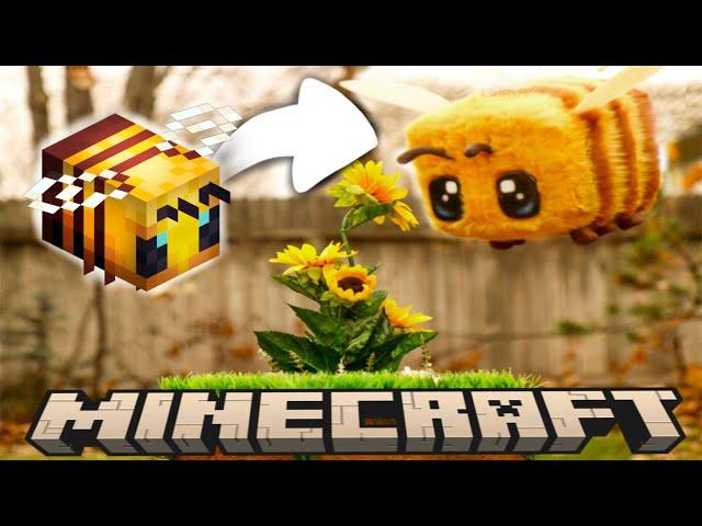 I Made A Minecraft Bee...But Furry l DIY Art Doll