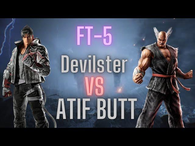 The Champion Atif Butt (Heihachi) Vs Devilster (Jin) FT5!
