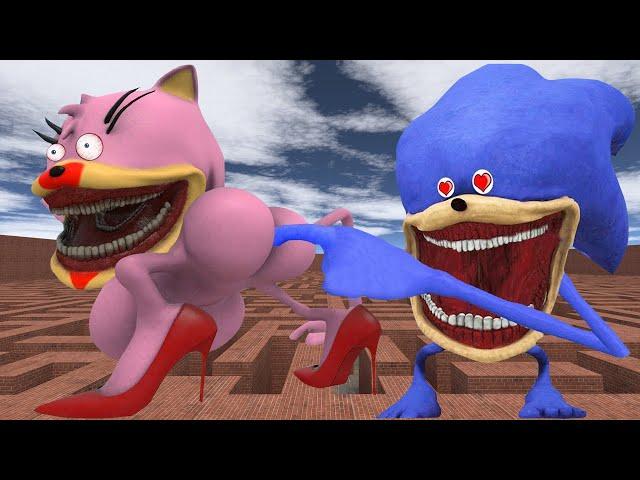 ALL SHIN SONIC TAPES LOVE STORY VS VS EVERY ITALIAN AI BRAINROT MEME AND OTHER in Garry's Mod!