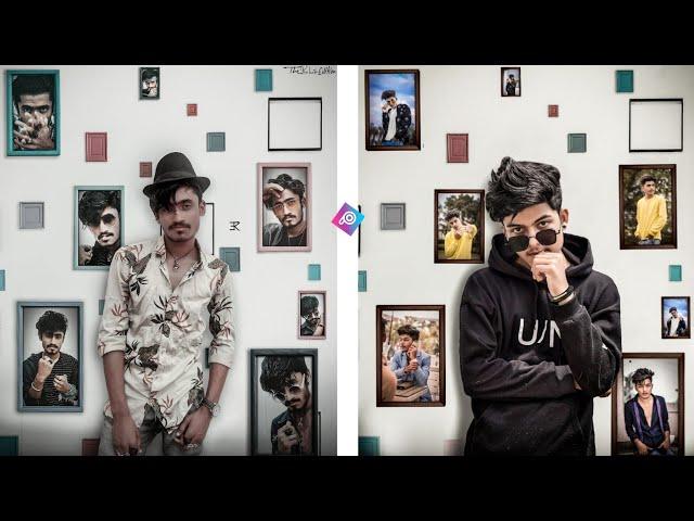 Picsart Frame Photo Editing | Wall Frame Photo Editing Tutorial - DJ Photo Editing