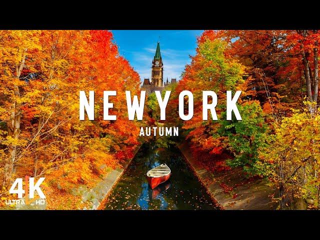 Autumn in New York City (4K UHD) -  Stunning Fall Foliage, Iconic Landmarks, and Vibrant Cityscapes