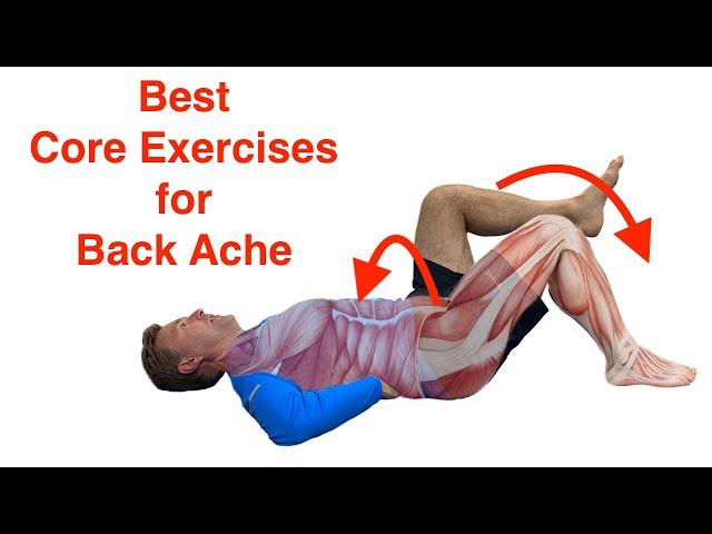 Best Core exercises for Back Ache Without Equipement!