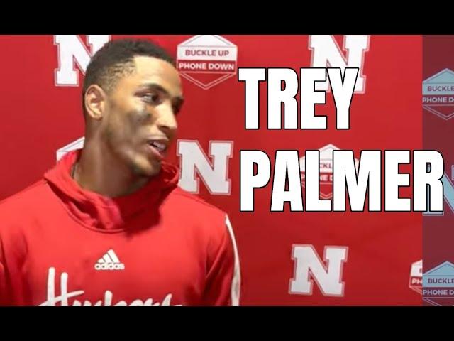 Trey Palmer interview after Nebraska Cornhuskers tight win over North Dakota | #big10