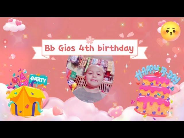 Bb Gio’s 4th Birthday ️  