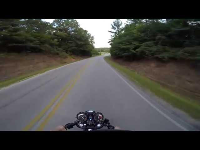 Honda cb750 quick run with new gopro