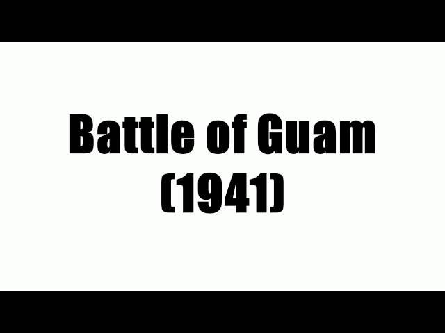 Battle of Guam (1941)