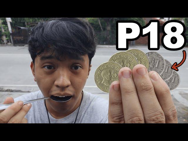 Living on an 18-peso meal in the Philippines