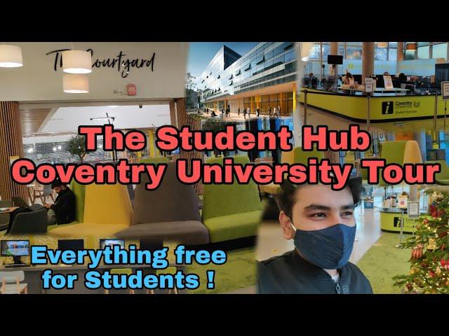 Coventry University Student Hub tour | Everything is free for Students | Went for urgent work at hub