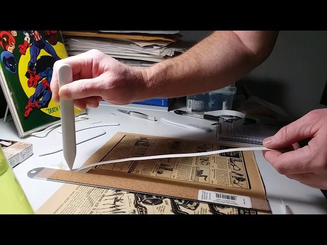 Comic Book Repair/Conservation - Weak Spine & Detached Staple Pt.1