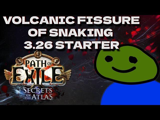 PoE 3.26 Volcanic Fissure of Snaking Crit Swap Zero to Hero Day 6
