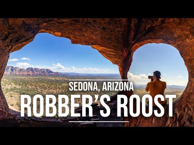 Robber's Roost Guide, Amazing Sedona Secret Cave Hike | No Crowds! [4K]