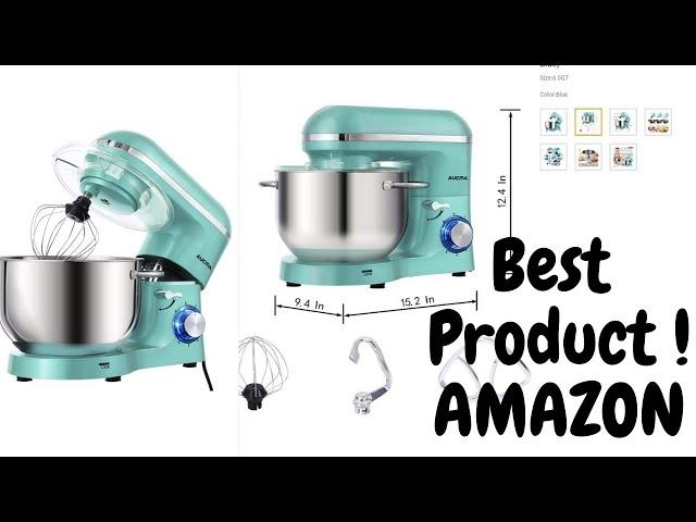 Aucma Stand Mixer,6 5 QT 660W 6 Speed Tilt Head Food Mixer, Kitchen Electric Mixer with Dough Ho7