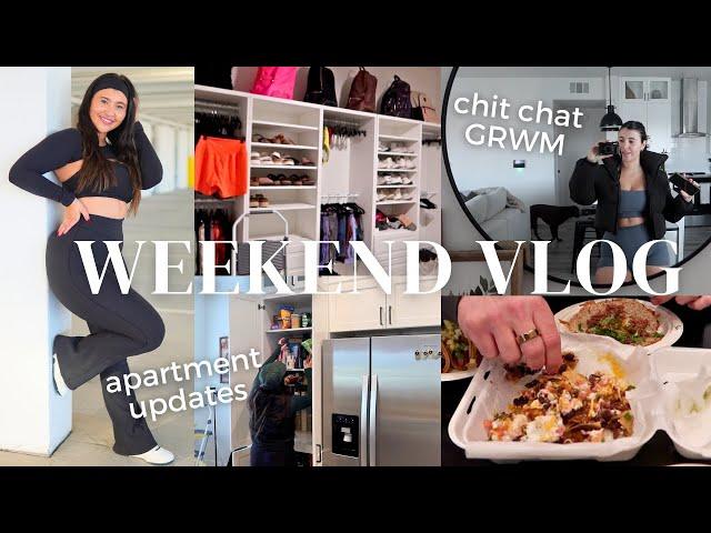 Weekend Recap: What I Eat In A Day, Errands, and Apartment Makeover!