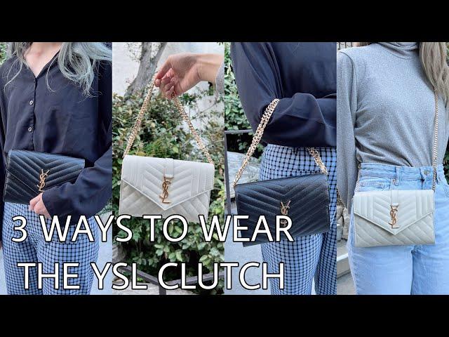 3 Ways To Wear The YSL SAINT LAURENT Clutch