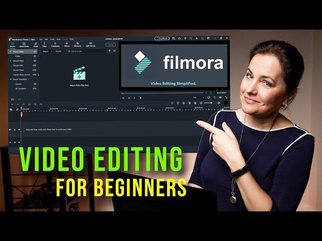 WONDERSHARE FILMORA 11 | Video EDITING TUTORIAL for BEGINNERS to get you started!