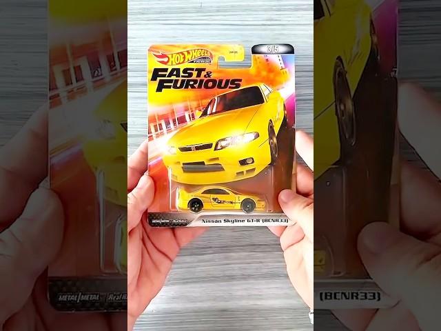 NISSAN SKYLINE GT-R [BCNR33] HOTWHEELS #fast #jdm #shorts