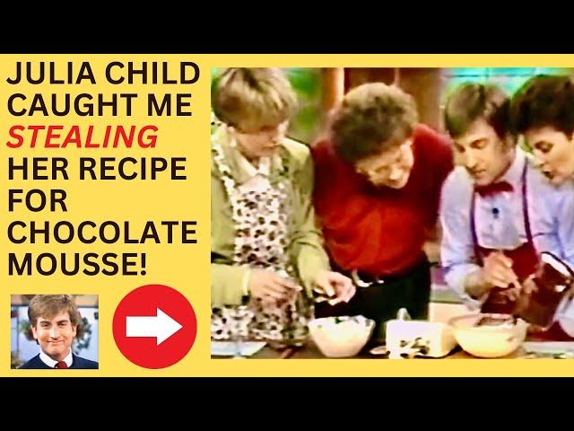 Julia Child & The Bean Gourmet, Tom Chasuk, Linda Dano On TV! Chocolate Mousse! #juliachild #mousse