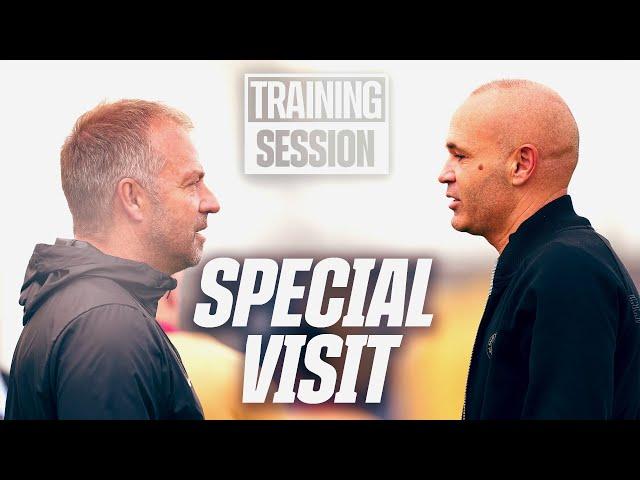 INIESTA IMPRESSED by HANSI FLICK's BARÇA | FC Barcelona Training 