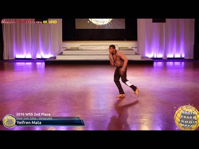 WSS16 Professional Male Solo Salsa 2nd Place Yeifren Mata