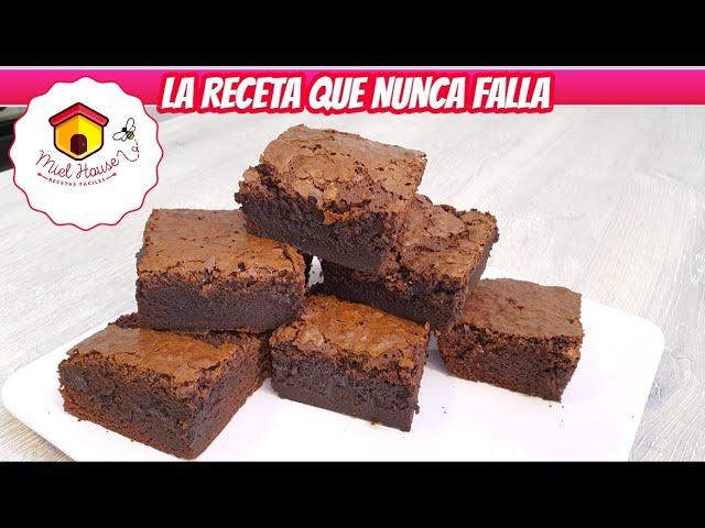 BROWNIE PARA PRINCIPIANTES fácil y rápido CHOCOLATE EXTREMO