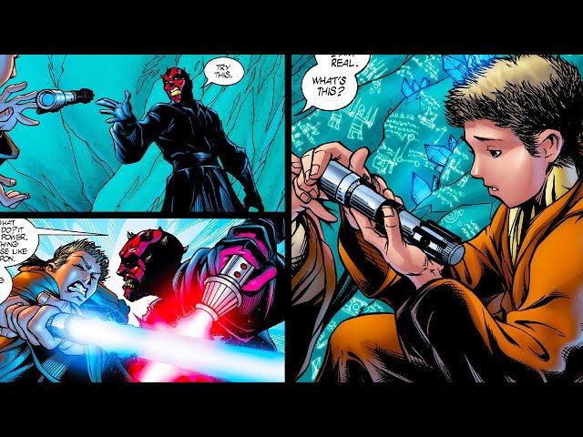 How Anakin Built His FIRST Lightsaber WITH DARTH MAUL (LEGENDS)