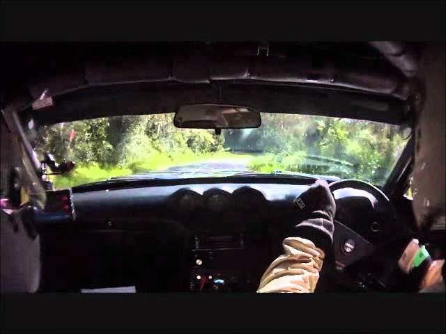 Datsun 240z Tarmac Rally Crash