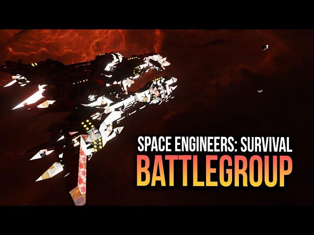 Our Final Battle Against The Reaver Command Ship - Space Engineers: Battlegroup Survival