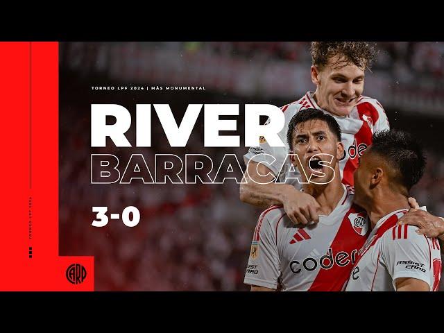 River 3 - Barracas 0 [RESUMEN COMPLETO]