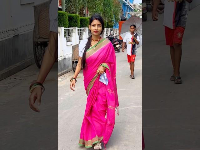 Amr saree look #falaktakchalsathmeresong #nandiniparthavlogs #shorts #shortvideo #youtubeshorts