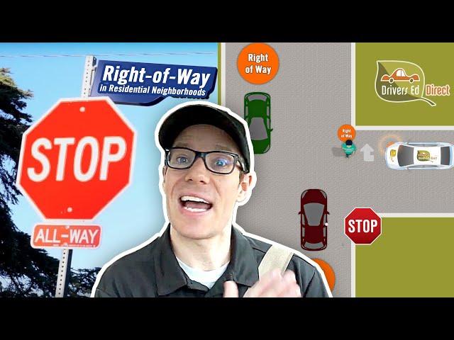 Right-of-Way in Residential Neighborhoods - Right-of-Way Part 1