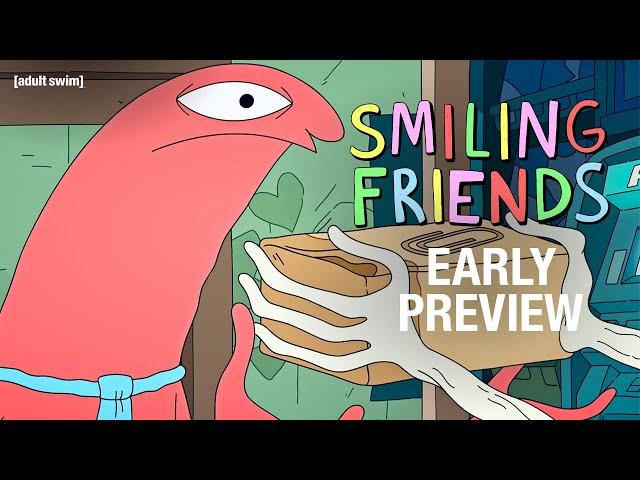 S2E3 PREVIEW: Allan's Paperclip Search | Smiling Friends | adult swim