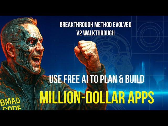 How to Plan & Build Complex Apps with Free AI (BMAD V2 Full Workflow Tutorial)