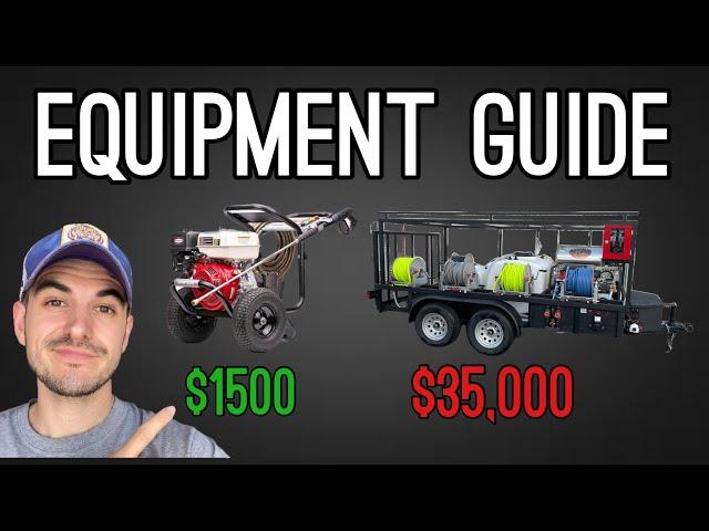 Pressure Washing Business Equipment Guide ($2k - $35K)