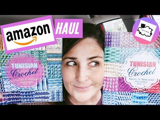 AMAZON CROCHET HAUL | Tunisian Crochet Hooks & Stitch Books