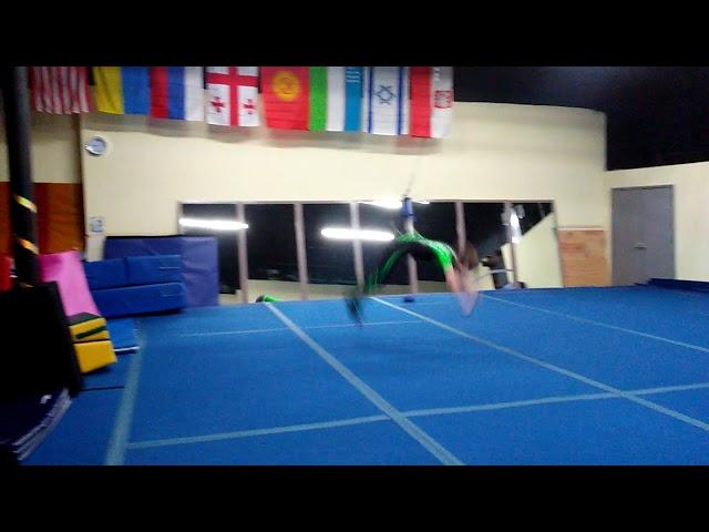 Round off back handspring full 360 turn