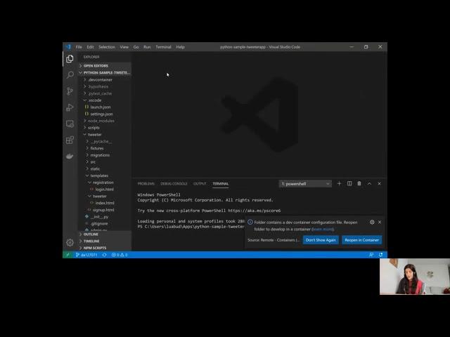 Django Apps in VS Code Dev Containers