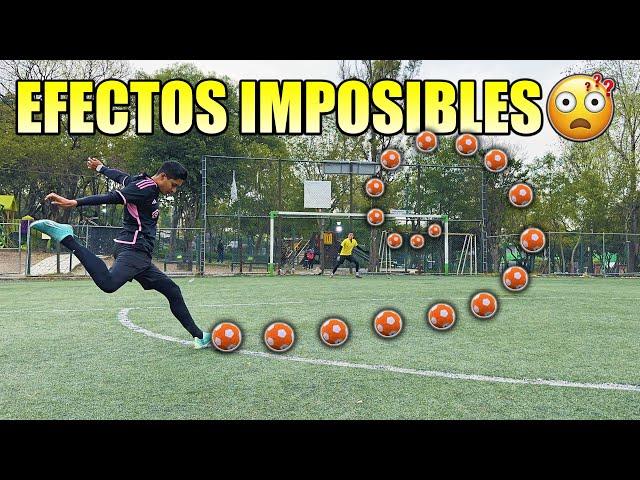 RETO de TIROS con el BALÓN con MÁS EFECTO del MUNDO ️↪️