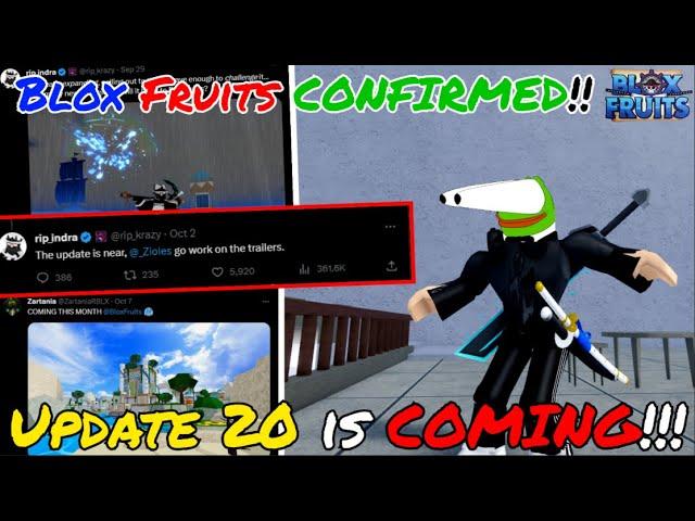 (Blox Fruits) Update 20 is CONFIRMED!!!